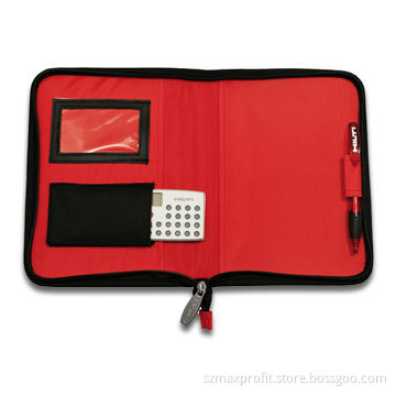 File Folder, Measures 210 x 148mm, Made of 420D Polyester and 600g Cardboard